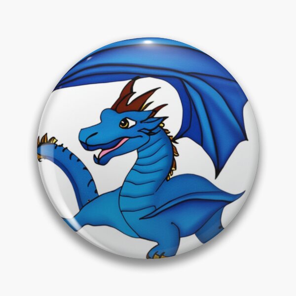 Item preview, Blue Asian Dragon - Cute Blue Dragon designed and sold by PlayDifferent ⭐⭐⭐⭐⭐.