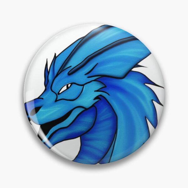 Item preview, Dragón asiático azul - Dragón aterrador designed and sold by PlayDifferent ⭐⭐⭐⭐⭐.