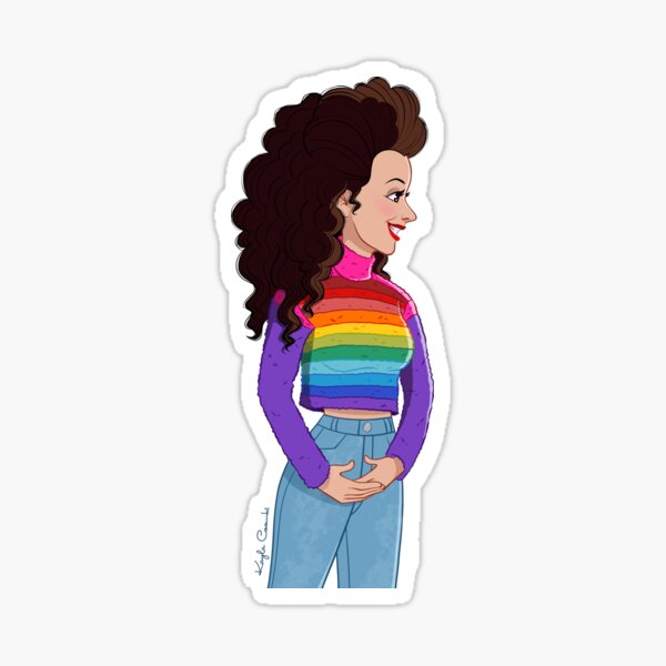 Item preview,  Fran Fine Rainbow Sweater designed and sold by Kayla Coombs.