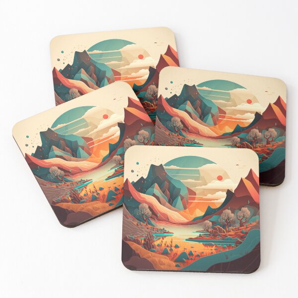 Item preview, Landscape #160 designed and sold by Cheese Design Studio.