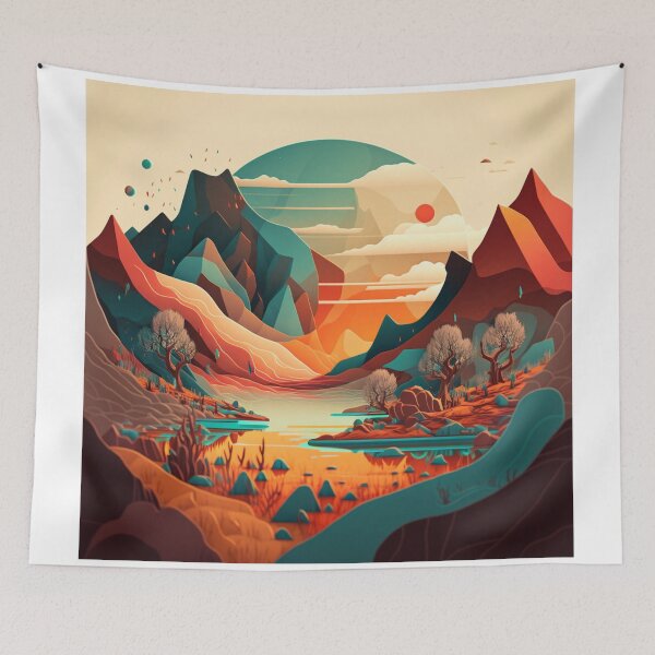 Item preview, Landscape #160 designed and sold by Cheese Design Studio.
