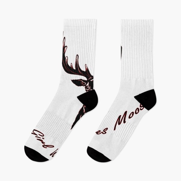 Item preview, Just a girl who loves moose designed and sold by flydye.