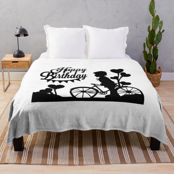 Item preview, Birthday T-Shirt, Happy Birthday T-shirt, little boy-girl vintage bicycle theme, Birthday Gift, Design for Man and Ladies ,Boy and Girl ,Classic T-Shirt Gift designed and sold by sixday 7day.