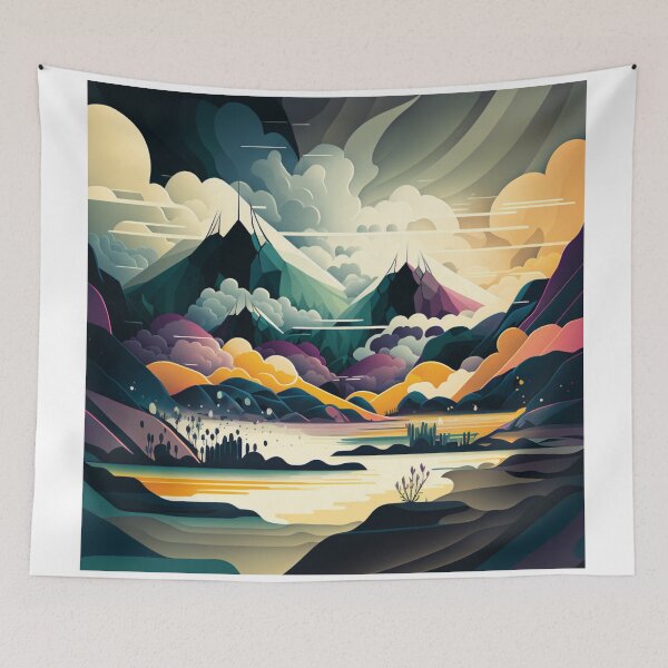 Item preview, Landscape #161 designed and sold by Cheese Design Studio.
