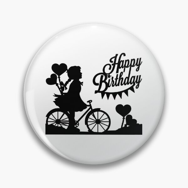 Item preview, Birthday T-Shirt, Happy Birthday T-shirt, little boy-girl vintage bicycle theme, Birthday Gift, Design for Man and Ladies ,Boy and Girl ,Classic T-Shirt Gift designed and sold by sixday 7day.