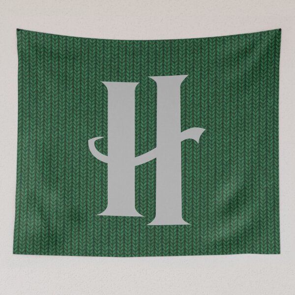Item preview, H letter Harry p hp slyther knitted jumper pattern  designed and sold by SADISTICWITCH.