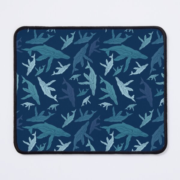 Artikelvorschau, Buckelwale Blau entworfen und verkauft von BlueDoorStudio.