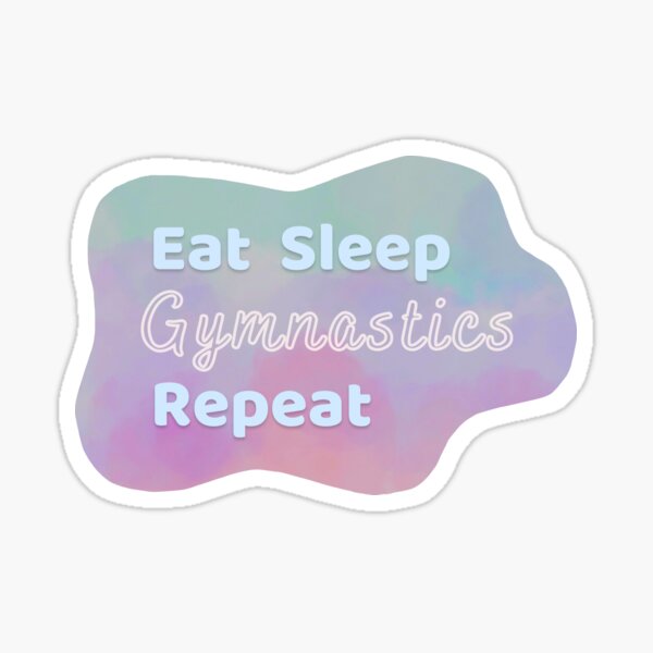 Eat Sleep Gymnastics Repeat Lover Funny Gift For Gymnast Girl | Poster