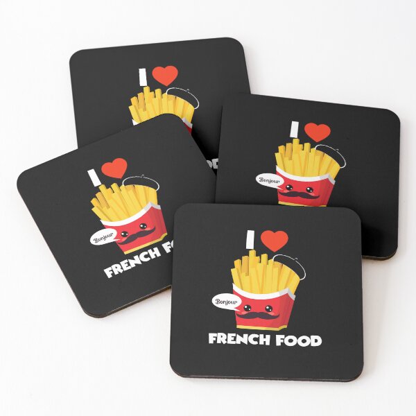 Item preview, Funny Kawaii French Fries I Love French Food designed and sold by BeansHotTees.