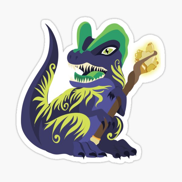 Dinovember 2017 : Dilophosaurus Sticker