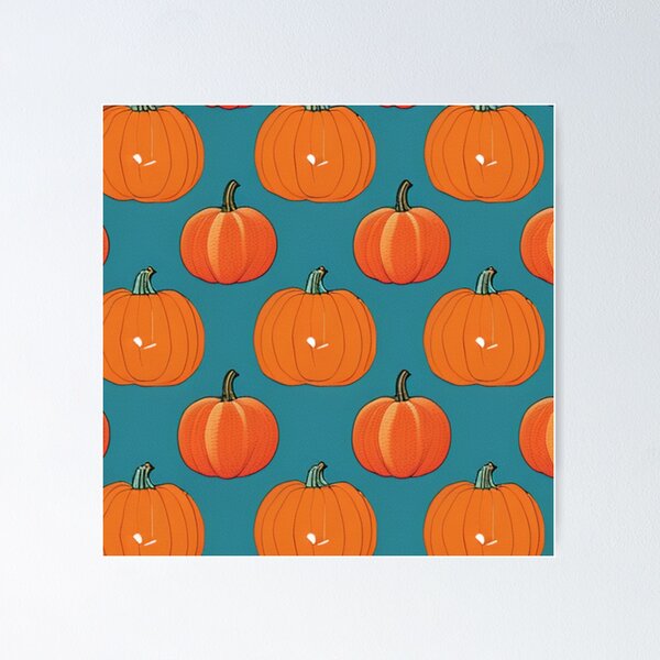 Item preview, Patrón de calabaza de otoño designed and sold by SquishStitches.