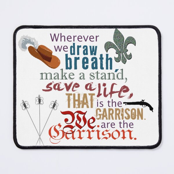 Item preview, The Musketeers - We Are the Garrison designed and sold by The Shop @ Freaking Narnia.