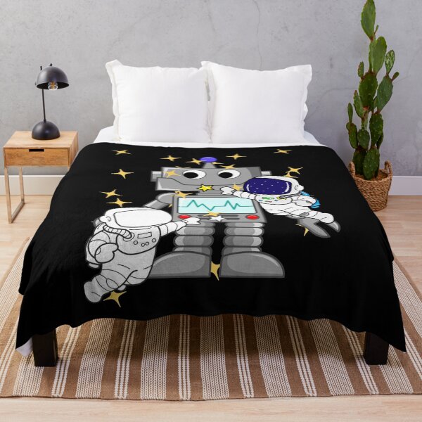 Item preview, Astronauts and a Robot in Space designed and sold by Rachel July.
