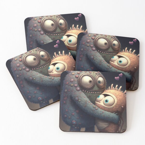 Item preview, Monster Buddies: Bumpy & Cuddles designed and sold by w-A-I-ve.