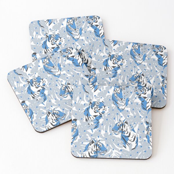 Item preview, Tiger Pattern Colourful - Blue Tiger Pattern - Tiger Pattern Jungle designed and sold by Patternawy.