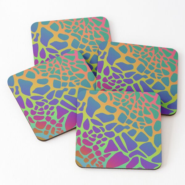 Item preview, Cracked tile pieces rainbow colour pattern designed and sold by TheRightHonMP.