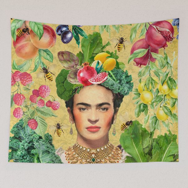 Item preview, frida kahlo veggie designed and sold by Muycote.