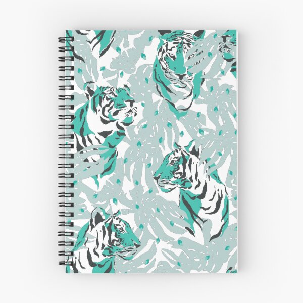 Item preview, Colorful Tiger Pattern - Tiger Asia Cyan Pattern - Tiger Pattern Jungle designed and sold by Patternawy.