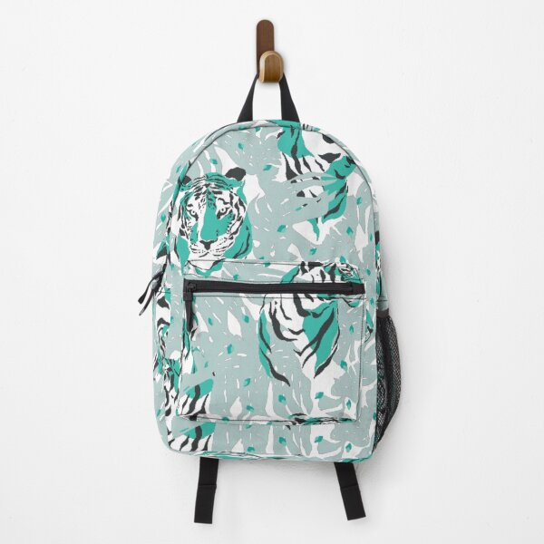 Item preview, Colorful Tiger Pattern - Tiger Asia Cyan Pattern - Tiger Pattern Jungle designed and sold by Patternawy.