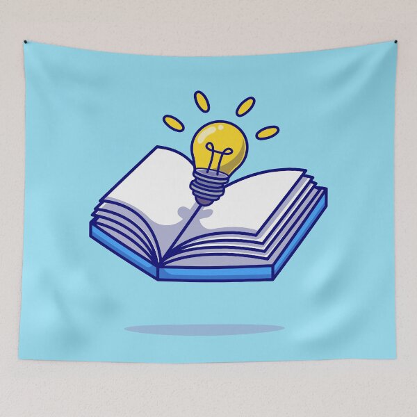 Item preview, Book With Lighbulb designed and sold by GloriaDenise.