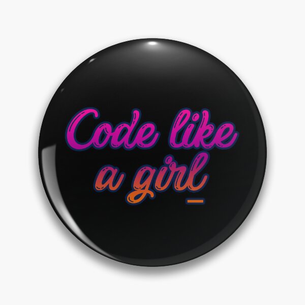 Item preview, Code like a girl designed and sold by cluelesspaula.