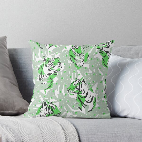 Item preview, Plain Tiger Pattern - Tiger Asia Green Pattern - Tiger Pattern Jungle designed and sold by Patternawy.