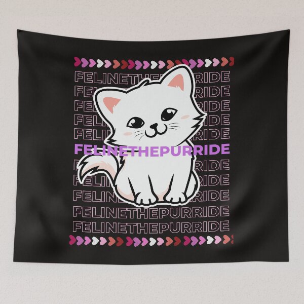 Item preview,    Feline The Purride Lgbt Gay Pride Cat designed and sold by leshewle.
