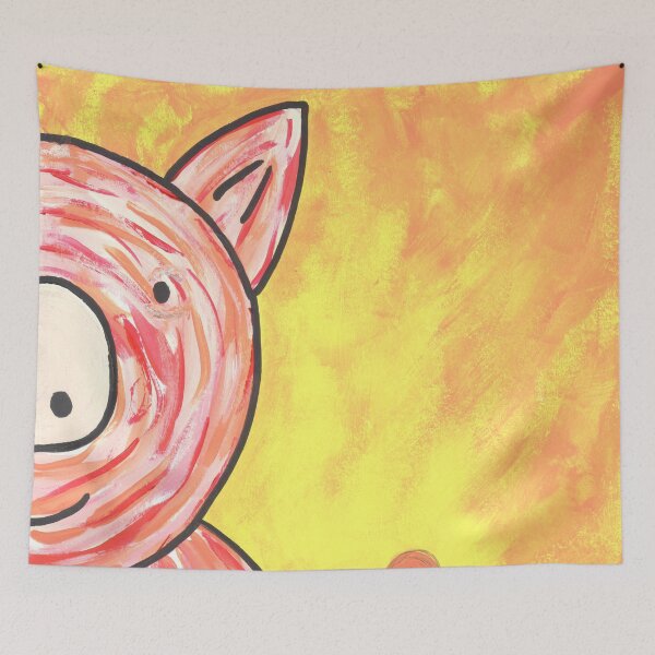 Item preview, Vibrant Pig designed and sold by VibrantArtwork.