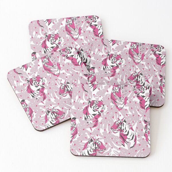 Item preview, Plain Tiger Pattern - Tiger Asia Pink Pattern - Tiger Pattern Jungle designed and sold by Patternawy.