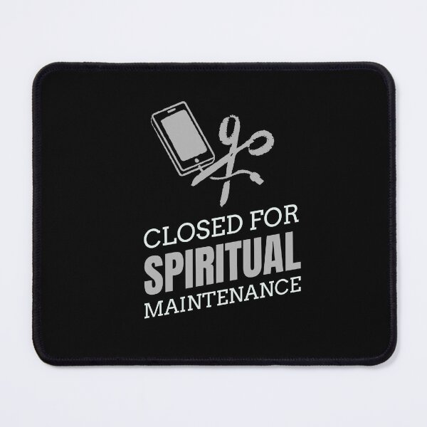 Item preview, Motivational Closed for Spiritual Maintenance Disconnected Phone Design designed and sold by InspiredForever.