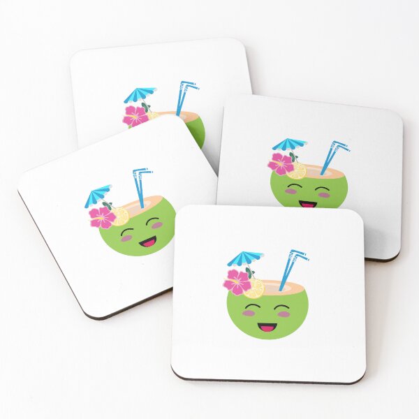 Artikelvorschau, Süßes Kawaii Kokosnuss-Cocktailgetränk entworfen und verkauft von Cakedecorcairns.