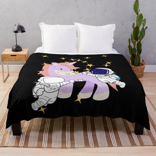 Item preview, Astronauts and a Unicorn in Space designed and sold by Rachel July.