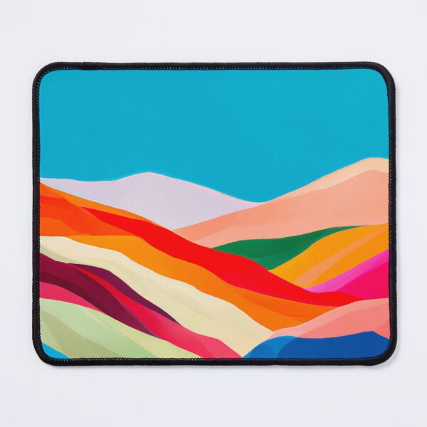 Artikelvorschau, Rainbow Mountains Abstract Landscape entworfen und verkauft von Timegraf.