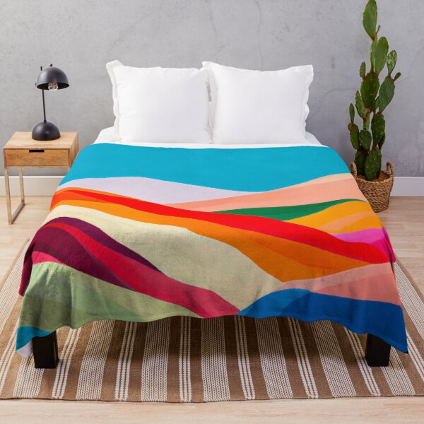Item preview, Rainbow Mountains Abstract Landscape designed and sold by Timegraf.