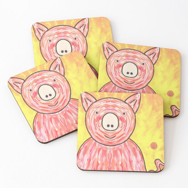 Item preview, Vibrant Pig designed and sold by VibrantArtwork.