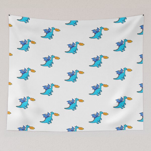 Item preview, Kawaii Blue Dragon designed and sold by kawaiilife.