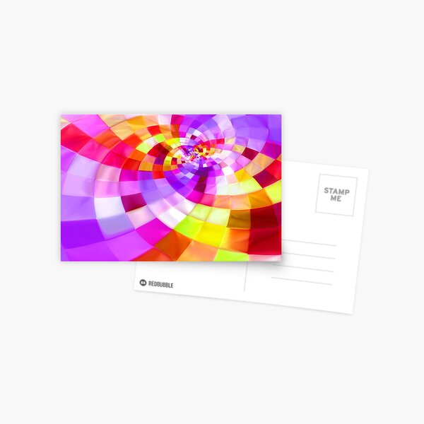 Purple Gold Postcard
