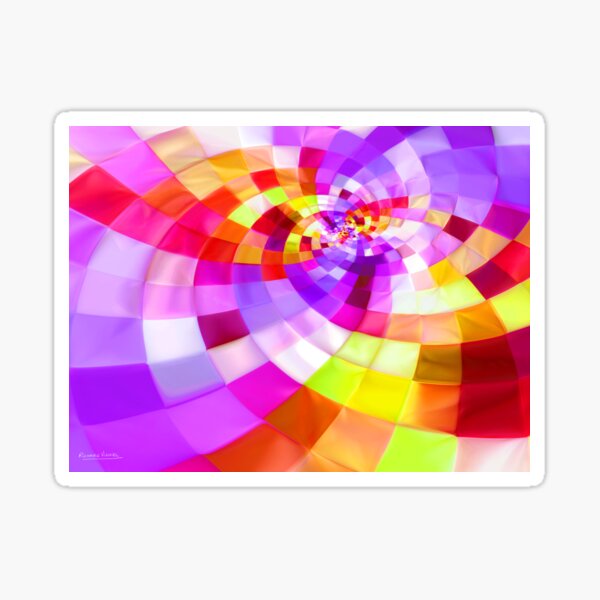 Purple Gold Sticker