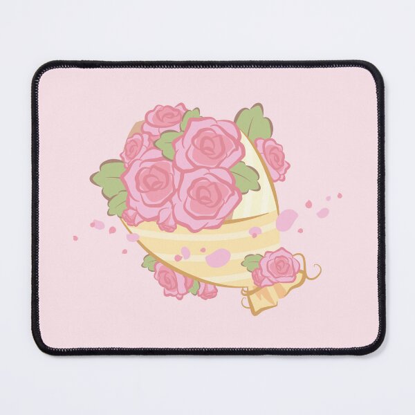 Item preview, Pink Rose Floral Valentine Bouquet designed and sold by CreativeSprinkleArt.