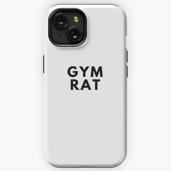  iPhone X/XS Gym Rat, Gym Items, Barbell Gym Design,Weight  Training Gift Case : Cell Phones & Accessories