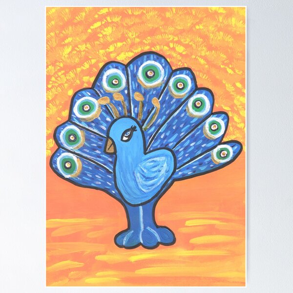Item preview, Vibrant Peacock designed and sold by VibrantArtwork.
