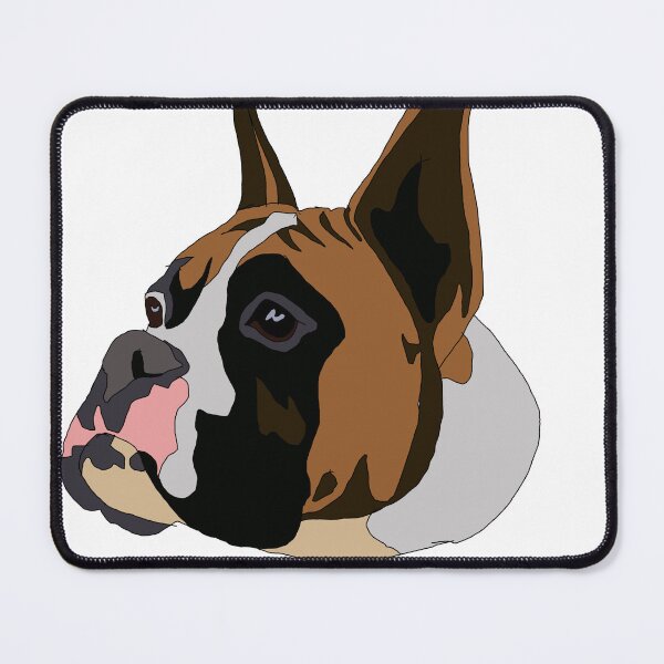 Item preview, Copy of Copy of Boxer pitbull mix with cropped ears designed and sold by LeahcarsArt.