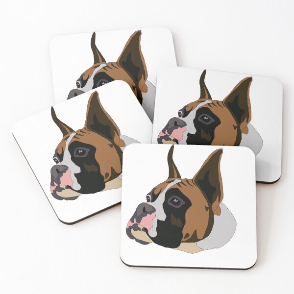 Item preview, Copy of Copy of Boxer pitbull mix with cropped ears designed and sold by LeahcarsArt.