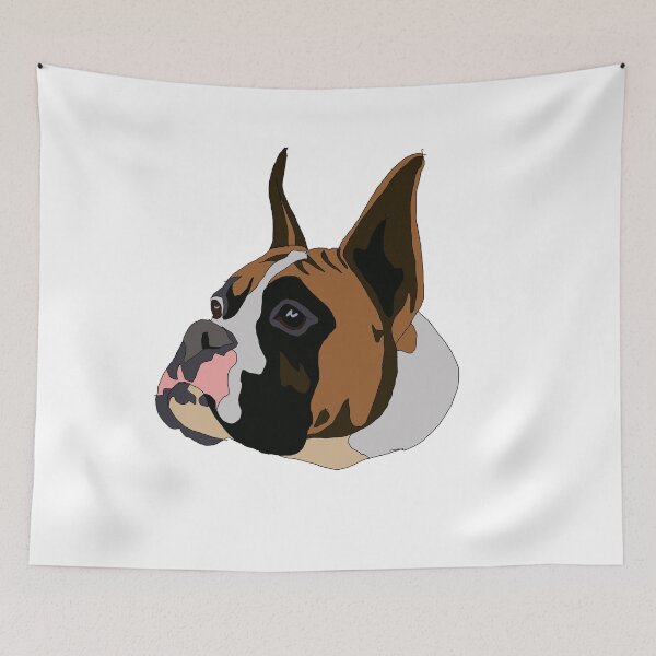 Item preview, Copy of Copy of Boxer pitbull mix with cropped ears designed and sold by LeahcarsArt.
