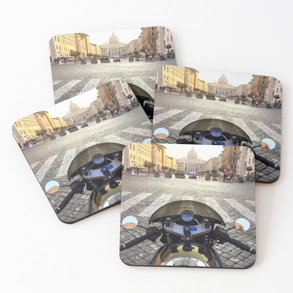 Item preview, Black Motorcycle in Front of Pedestrian Lane With Orange Traffic Light designed and sold by MyTrueLove.