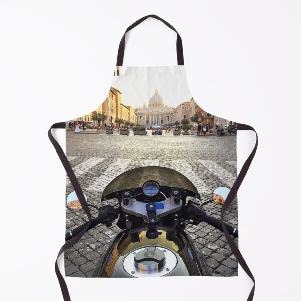 Item preview, Black Motorcycle in Front of Pedestrian Lane With Orange Traffic Light designed and sold by MyTrueLove.
