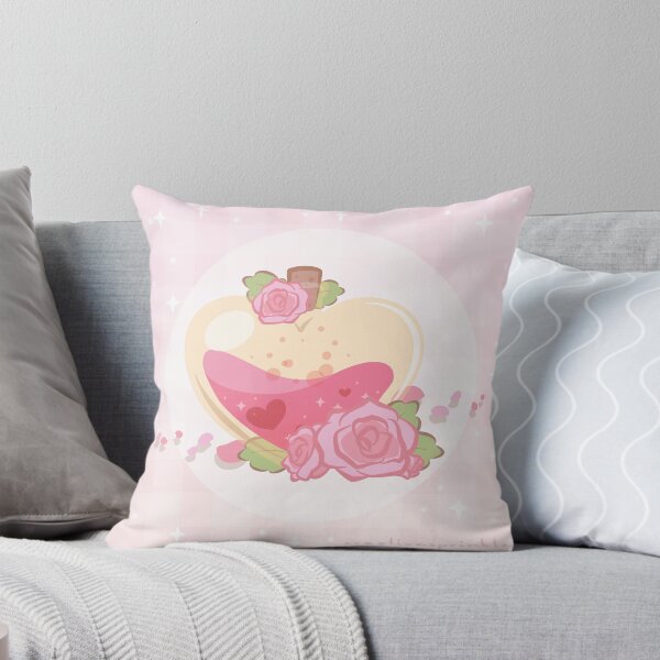 Item preview, Pink Rose Floral Valentine Heart Shaped Love Potion designed and sold by CreativeSprinkleArt.