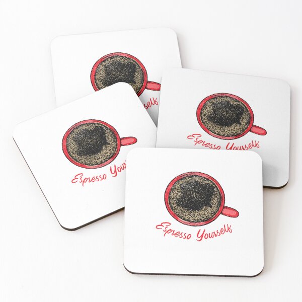 Artikelvorschau, Espresso Yourself, für Kaffeeliebhaber entworfen und verkauft von LuckyCatStore.