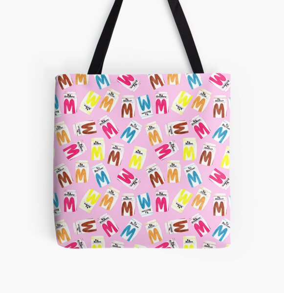 Big M Party - Pink All Over Print Tote Bag