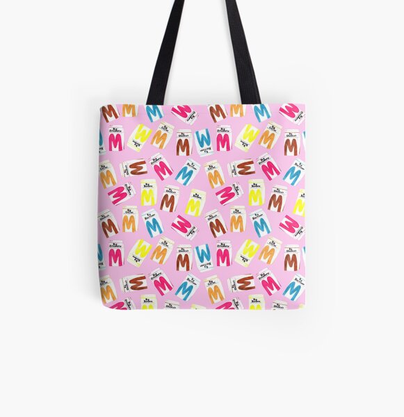 Big M Party - Pink All Over Print Tote Bag